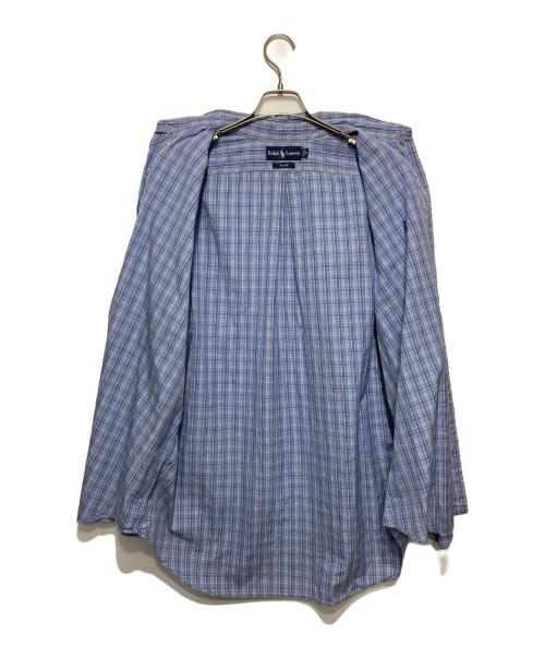 RALPH LAUREN（ラルフローレン）RALPH LAUREN (ラルフローレン) チェックBDシャツ ブルー サイズ:XLの古着・服飾アイテム