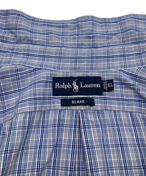 RALPH LAUREN（ラルフローレン）RALPH LAUREN (ラルフローレン) チェックBDシャツ ブルー サイズ:XLの古着・服飾アイテム