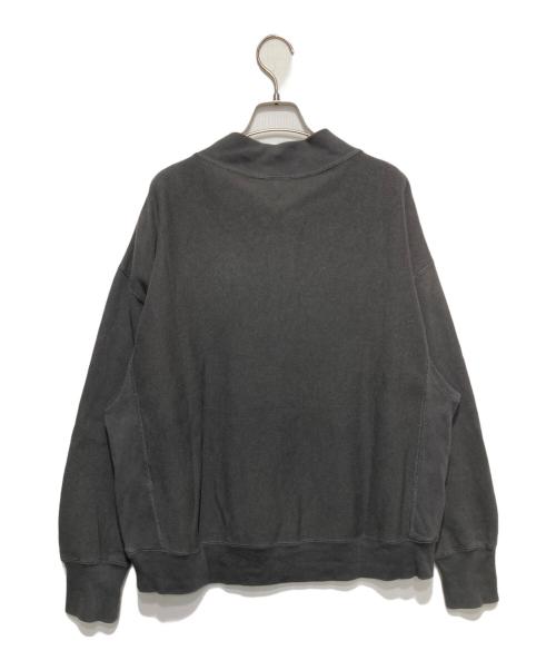 Champion（チャンピオン）Champion (チャンピオン) FRAMeWORK (フレームワーク) 別注ハーフZIPリバースウィーブ11.5OZ グレー サイズ:Ｍの古着・服飾アイテム