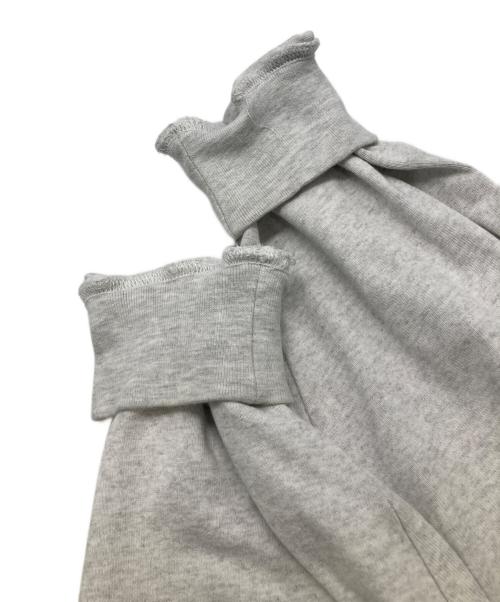 CAHLUMN（カウラム）CAHLUMN (カウラム) 天竺ハーフジップフーディ ライトグレー サイズ:Ｍの古着・服飾アイテム