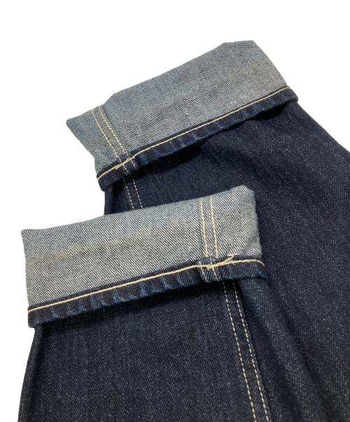 vent blanc（ヴァンブラン）vent blanc (ヴァンブラン) 12oz デニム ベイカーパンツ インディゴ サイズ:01の古着・服飾アイテム