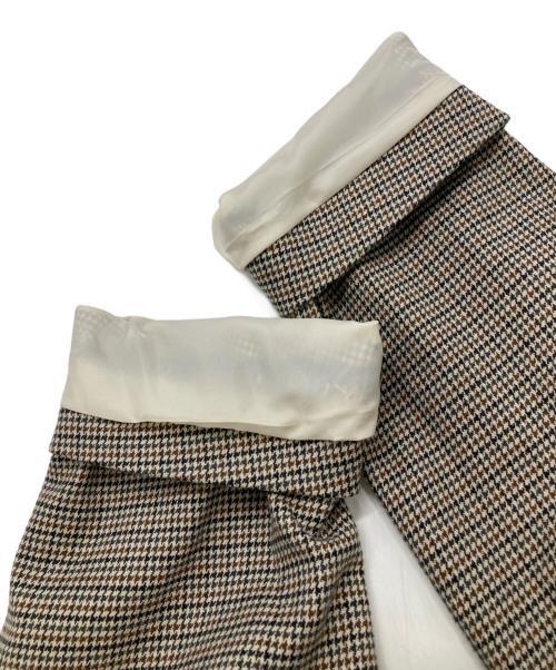 OUTDOOR PRODUCTS Usual Things（アウトドアプロダクツ ユージュアルシングス）OUTDOOR PRODUCTS Usual Things (アウトドアプロダクツ ユージュアルシングス) グレンチェックテーラードジャケット ベージュ サイズ:Fの古着・服飾アイテム