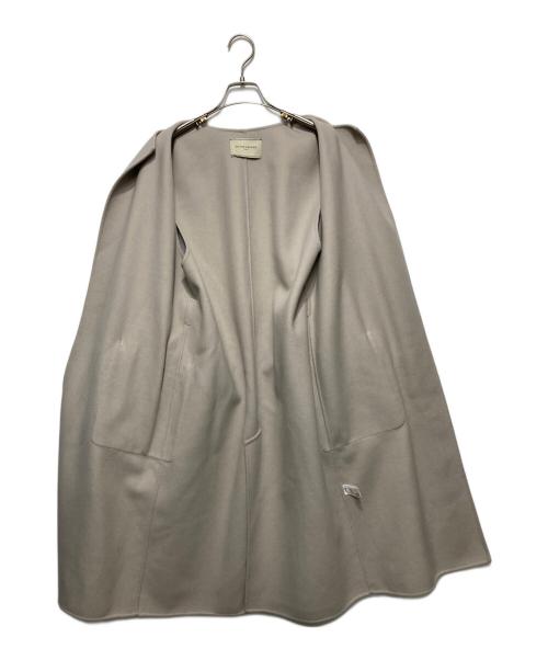 UNITED ARROWS（ユナイテッドアローズ）UNITED ARROWS (ユナイテッドアローズ) リバーノーカラーフェイクファーポケットベスト ベージュ サイズ:36の古着・服飾アイテム