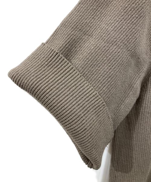 MUSE de Deuxieme Classe（ミューズ ドゥーズィエム クラス）MUSE de Deuxieme Classe (ミューズ ドゥーズィエム クラス) DINER B RIB クルーネックプルオーバー カーキ サイズ:Fの古着・服飾アイテム