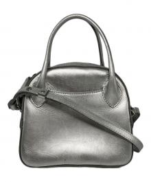 MAISON CANAU（メゾンカナウ）の古着「ラウンドボストン XS」｜シルバー