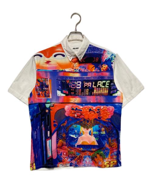 PALACE（パレス）PALACE (パレス) skateboards pachinko shirt ホワイト サイズ:Sの古着・服飾アイテム