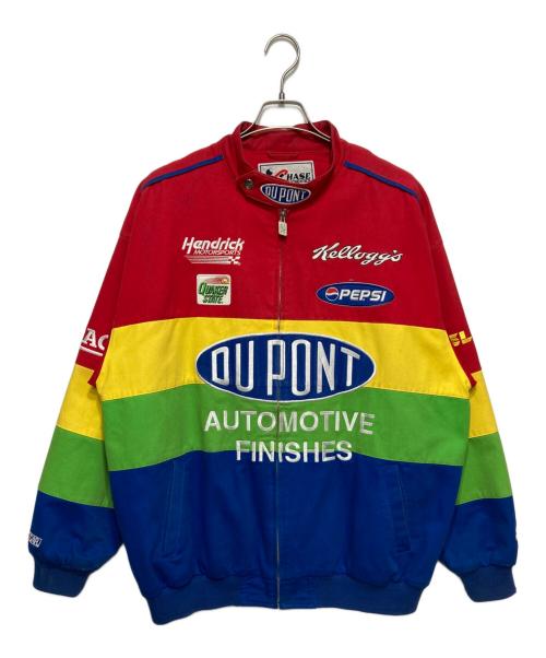 HASE AUTHENTICS（ハセ オーセンティックス）HASE AUTHENTICS (ハセ オーセンティックス) レーシングジャケット レッド サイズ:XLの古着・服飾アイテム