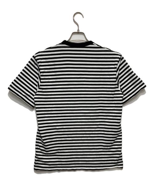 THE NORTH FACE（ザ ノース フェイス）THE NORTH FACE (ザ ノース フェイス) ショートスリーブマルチボーダーティー ブラック×ホワイト サイズ:Ｍの古着・服飾アイテム