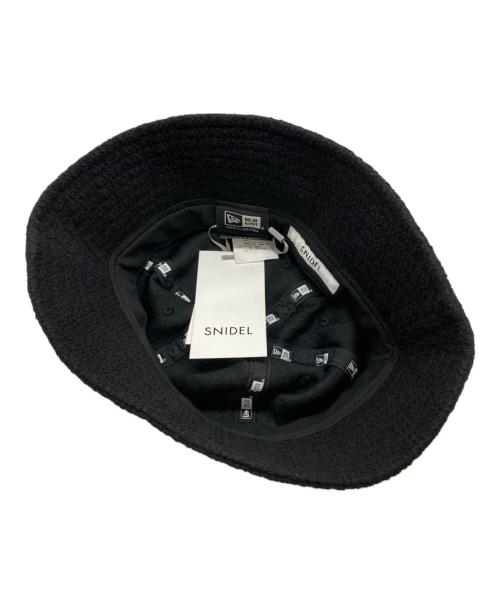 Snidel（スナイデル）Snidel (スナイデル) New Era (ニューエラ) コラボHAT ブラック サイズ:F 未使用品の古着・服飾アイテム