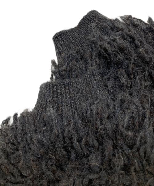 FRAY ID（フレイ アイディー）FRAY ID (フレイ アイディー) シャギーボレロカーデ グレー サイズ:F 未使用品の古着・服飾アイテム