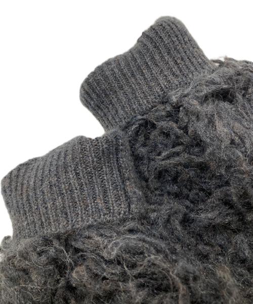 FRAY ID（フレイ アイディー）FRAY ID (フレイ アイディー) シャギーボレロカーデ グレー サイズ:F 未使用品の古着・服飾アイテム