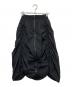 emmi（エミ）の古着「ボリュームドロストジップアップスカート」｜ブラック