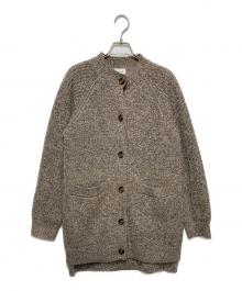 FRAY ID（フレイ アイディー）の古着「ロングカーデ＆ミニニットワンピセット」｜ブラウン