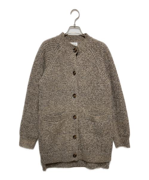 FRAY ID（フレイ アイディー）FRAY ID (フレイ アイディー) ロングカーデ＆ミニニットワンピセット ブラウン サイズ:F 未使用品の古着・服飾アイテム