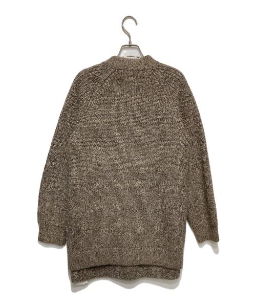 FRAY ID（フレイ アイディー）FRAY ID (フレイ アイディー) ロングカーデ＆ミニニットワンピセット ブラウン サイズ:F 未使用品の古着・服飾アイテム