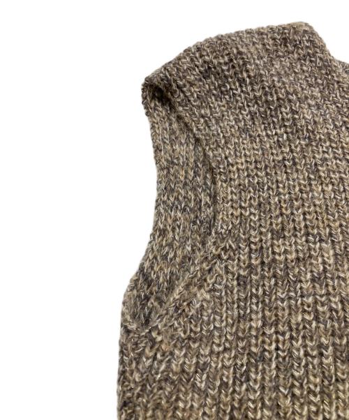 FRAY ID（フレイ アイディー）FRAY ID (フレイ アイディー) ロングカーデ＆ミニニットワンピセット ブラウン サイズ:F 未使用品の古着・服飾アイテム