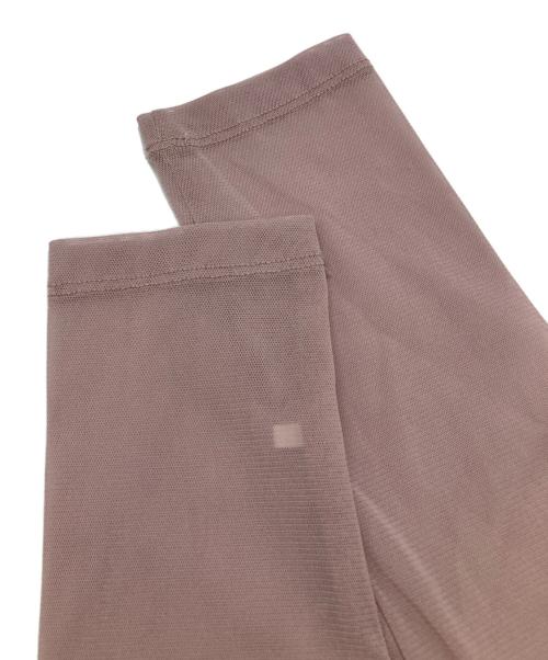 FRAY ID（フレイ アイディー）FRAY ID (フレイ アイディー) スクエアネックドレープチュールトップス ピンク サイズ:Fの古着・服飾アイテム