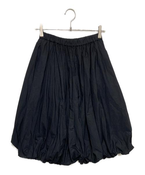 UNITED ARROWS（ユナイテッドアローズ）UNITED ARROWS (ユナイテッドアローズ) バルーン ミディスカート ブラック サイズ:表記なしの古着・服飾アイテム