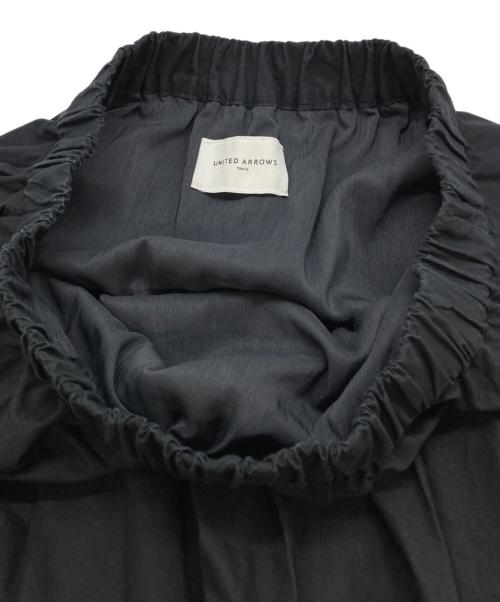 UNITED ARROWS（ユナイテッドアローズ）UNITED ARROWS (ユナイテッドアローズ) バルーン ミディスカート ブラック サイズ:表記なしの古着・服飾アイテム