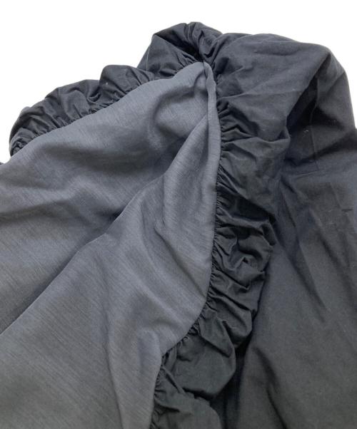 UNITED ARROWS（ユナイテッドアローズ）UNITED ARROWS (ユナイテッドアローズ) バルーン ミディスカート ブラック サイズ:表記なしの古着・服飾アイテム