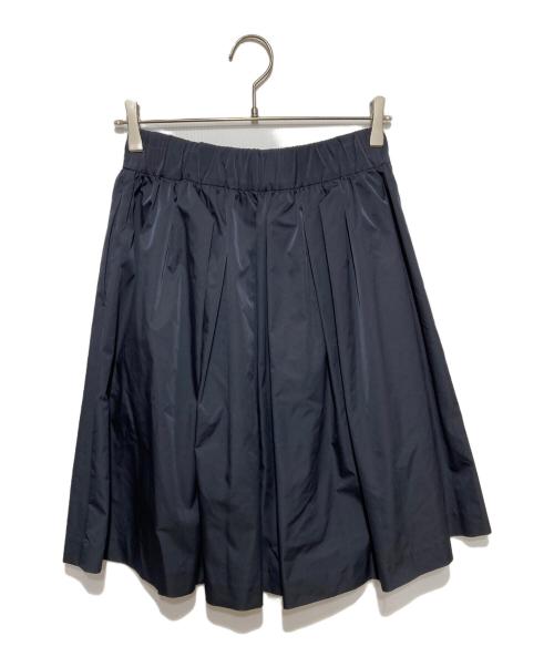 BEAUTY&YOUTH（ビューティーアンドユース）BEAUTY&YOUTH (ビューティーアンドユース) ギャザーフレア ミドルスカート ブラック サイズ:表記なしの古着・服飾アイテム