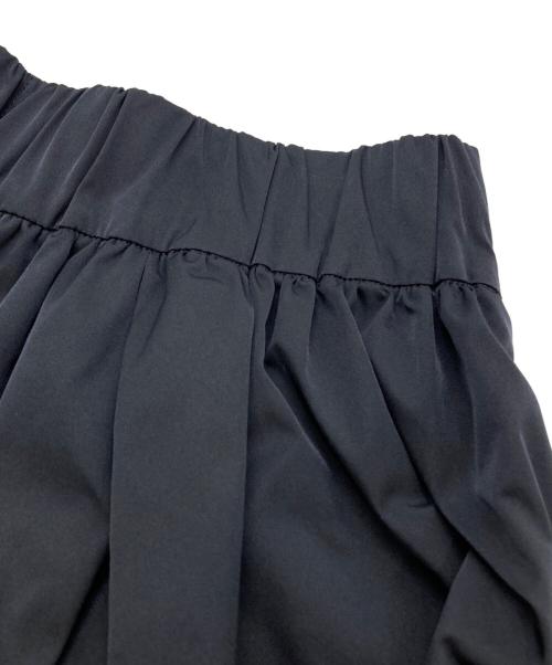 BEAUTY&YOUTH（ビューティーアンドユース）BEAUTY&YOUTH (ビューティーアンドユース) ギャザーフレア ミドルスカート ブラック サイズ:表記なしの古着・服飾アイテム