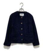 MACKINTOSH PHILOSOPHYマッキントッシュ フィロソフィー）の古着「HESSLE ノーカラージャケット」｜ネイビー