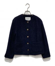 MACKINTOSH PHILOSOPHY（マッキントッシュ フィロソフィー）の古着「HESSLE ノーカラージャケット」｜ネイビー