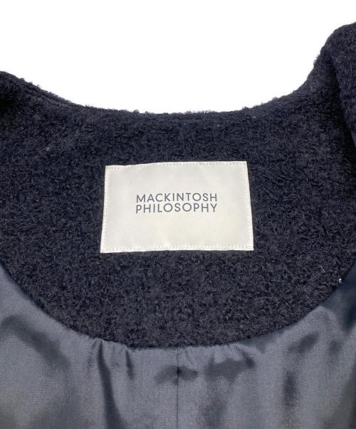 MACKINTOSH PHILOSOPHY（マッキントッシュ フィロソフィー）MACKINTOSH PHILOSOPHY (マッキントッシュ フィロソフィー) HESSLE ノーカラージャケット ネイビー サイズ:38の古着・服飾アイテム