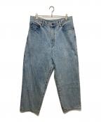 FTCエフティーシー）の古着「バギーデニムパンツ」｜インディゴ