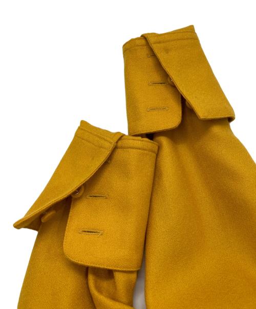 allureville（アルアバイル）allureville (アルアバイル) PEフランネルスラッシュネックワンピース イエロー サイズ:2の古着・服飾アイテム