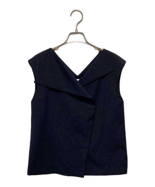 SEEALL（シーオール）SEEALL (シーオール) ウールベスト ネイビー サイズ:Ｍの古着・服飾アイテム