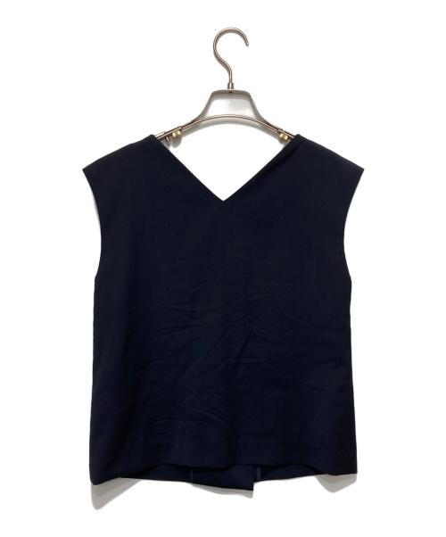 SEEALL（シーオール）SEEALL (シーオール) ウールベスト ネイビー サイズ:Ｍの古着・服飾アイテム