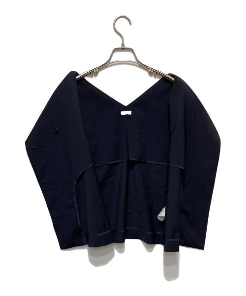 SEEALL（シーオール）SEEALL (シーオール) ウールベスト ネイビー サイズ:Ｍの古着・服飾アイテム