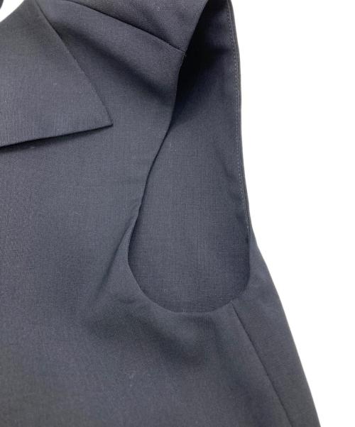SEEALL（シーオール）SEEALL (シーオール) ウールベスト ネイビー サイズ:Ｍの古着・服飾アイテム