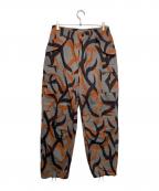 BACKERSバッカーズ）の古着「ミリタリーカーゴパンツ」｜グレー×ブラウン