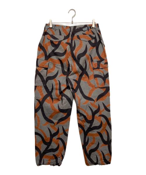 BACKERS（バッカーズ）BACKERS (バッカーズ) ミリタリーカーゴパンツ グレー×ブラウン サイズ:Lの古着・服飾アイテム