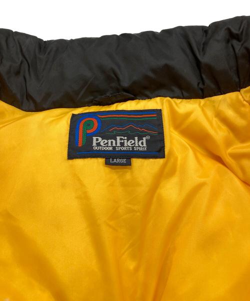 Pen Field（ペンフィールド）Pen Field (ペンフィールド) ダウンジャケット ブラック×イエロー サイズ:Lの古着・服飾アイテム