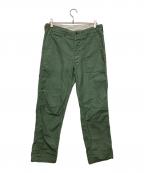 Engineered Garments×BEAMS PLUSエンジニアドガーメンツ×ビームスプラス）の古着「ベイカーパンツ」｜グリーン