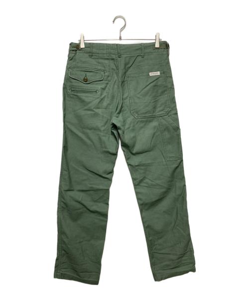 Engineered Garments（エンジニアドガーメンツ）Engineered Garments (エンジニアードガーメンツ) BEAMS PLUS (ビームスプラス) ベイカーパンツ グリーン サイズ:W32の古着・服飾アイテム