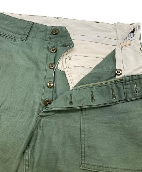 Engineered Garments（エンジニアドガーメンツ）Engineered Garments (エンジニアードガーメンツ) BEAMS PLUS (ビームスプラス) ベイカーパンツ グリーン サイズ:W32の古着・服飾アイテム