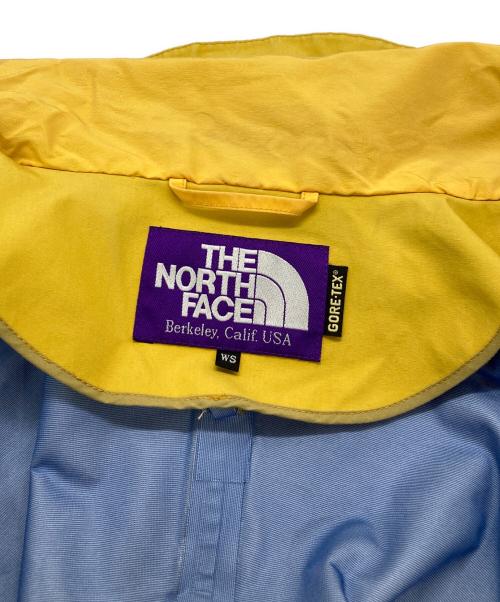 THE NORTHFACE PURPLELABEL（ザ・ノースフェイス パープルレーベル）THE NORTHFACE PURPLELABEL (ザ・ノースフェイス パープルレーベル) ミニマル パーカー フーデッド スナップボタン ジャケット イエロー サイズ:WSの古着・服飾アイテム