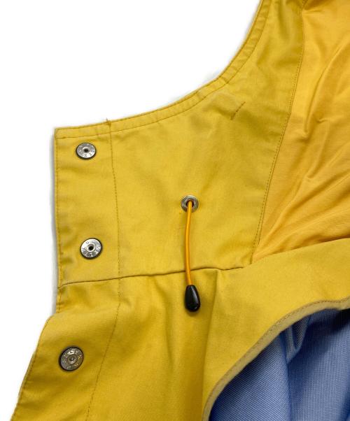 THE NORTHFACE PURPLELABEL（ザ・ノースフェイス パープルレーベル）THE NORTHFACE PURPLELABEL (ザ・ノースフェイス パープルレーベル) ミニマル パーカー フーデッド スナップボタン ジャケット イエロー サイズ:WSの古着・服飾アイテム