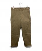 Dickies×RHC Ron Hermanディッキーズ×アールエイチシー ロンハーマン）の古着「ストレッチツイルスリムワークチノパンツ」｜ベージュ