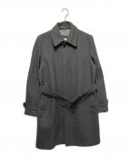 TOMORROW LAND PILGRIMトゥモローランド ピルグリム）の古着「ウールステンカラーコート」｜グレー