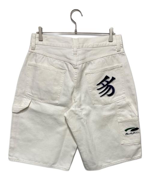 THE BLACK EYE PATCH（ブラックアイパッチ）THE BLACK EYE PATCH (ブラックアイパッチ) PUMA (プーマ) KANJIツイルペインターショーツ ホワイト サイズ:Ｍの古着・服飾アイテム