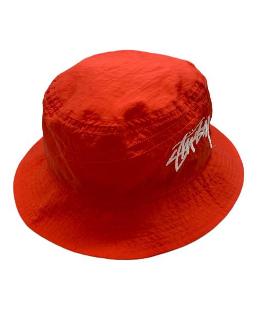 NIKE（ナイキ）NIKE (ナイキ) stussy (ステューシー) Bucket Hat レッド サイズ:XLの古着・服飾アイテム