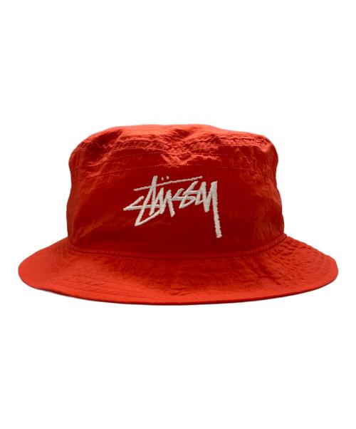 NIKE（ナイキ）NIKE (ナイキ) stussy (ステューシー) Bucket Hat レッド サイズ:XLの古着・服飾アイテム