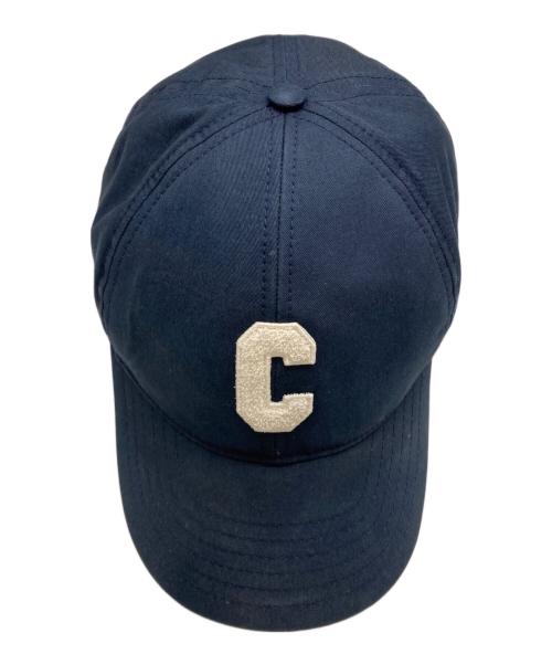 CELINE（セリーヌ）CELINE (セリーヌ) イニシャルベースボールキャップ ネイビー サイズ:Lの古着・服飾アイテム