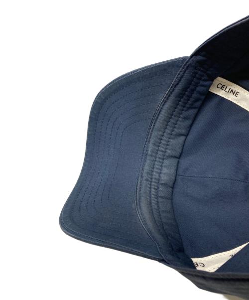CELINE（セリーヌ）CELINE (セリーヌ) イニシャルベースボールキャップ ネイビー サイズ:Lの古着・服飾アイテム